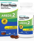 Preservision Areds 2 Eye Vitamins #1 Eye Doctor Recommended Brand Lutein And Zeaxanthin Supplement With Vitamin C Vitamin E Zinc And Copper 90 Softgels (Minigels)
