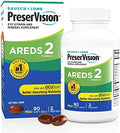 Preservision Areds 2 Eye Vitamins #1 Eye Doctor Recommended Brand Lutein And Zeaxanthin Supplement With Vitamin C Vitamin E Zinc And Copper 90 Softgels (Minigels)