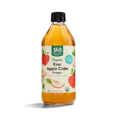 365 by Whole Foods Market Vinegar Apple Cider Raw Unfiltered Organic 16 Fl Oz
