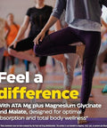 Enzymedica Magnesium Motion With 3 Forms Of Magnesium Ata Mg Glycinate Malate Soothes Occasional Aches Supports Bones & Muscles 120 Capsules