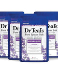 Dr Teal'S Pure Epsom Magnesium Salt SoakSoothe & Sleep With Lavender3 Lb (Pack Of 4)