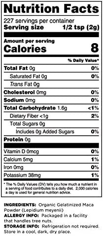 Terrasoul Superfoods Organic Gelatinized Maca Powder 2 Lbs Premium Quality Supports Increased Stamina Energy Gelatinized for Easy Digestion