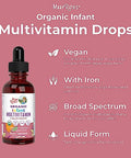 Maryruth's Organics Infant Precision Probiotics Colic & Multivitamin Iron Drops