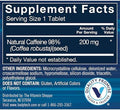 Bodytech Natural Caffeine Supports Energy, Focus & Endurance - 200 Mg (100 Tablets)
