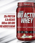 Isatori Bio-Active Whey Protein Powder - Vanilla Swirl (30 Servings) & Isatori Classic Blender Bottle (Clear Bottle With Red Top)