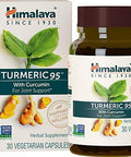 Himalaya Turmeric 95 Supplement With Curcumin/Curcuminoids Joint And Muscle Support Optimum Flexibility And Mobility 600 Mg Nongmo Vegan Gluten 60 Capsules 2 Pack 60 Day Supply