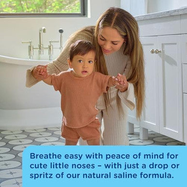 Mommy's Bliss Saline Drops Spray Nasal Relief for Newborns