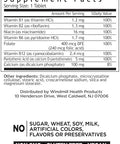 Windmill Natural Vitamins B Complex (100% Daily Value) Boost Energy Production and Promote Metabolism 100 Tablets 100 Servings