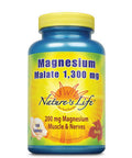 Nature's Life Magnesium Malate 1300mg 100 Tablets