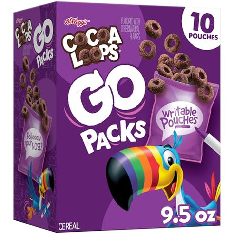 Kellogg's Cold Breakfast Cereal, Bulk Pantry Staples, Kid Snacks, Variety Pack (48 Boxes)