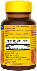 Nature Made Vitamin C 1000 Mg Time Release Tablets With Rose Hips 60 Count (Packaging May Vary)