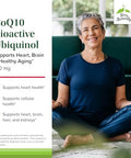 Terry Naturally Coq10 Bioactive Ubiquinol Cellular Energy Support Supplement Bioactive Coq10 Supplement Nutritional Supplement To Aid Healthy Aging & Brain Health 60 Softgels