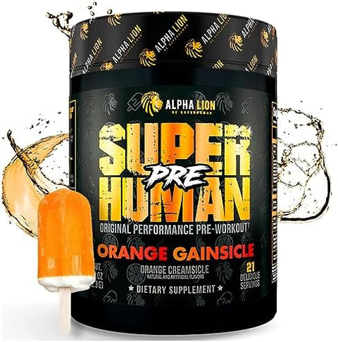 Alpha Lion Pre Workout Powder Beta Alanine Ltaurine & Trisource Caffeine For Sustained Energy & Focus Nitric Oxide & Citrulline For Pump (21 Servings Lion'S Blood Flavor) Pack Of 1