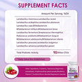 OMOGS Womens Probiotic with Cranberry Extract Organic Prebiotics and Vitamin C 90 Billion CFUs 18 Strains Help for Boost Immune Digestive Gut Health and Womens Health Gluten and Soy Free 90 Tablets