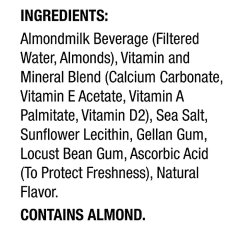So Delicious Dairy Free Shelf-Stable Almond Milk, Unsweetened, Vegan, Non-GMO Project Verified, 1 Quart