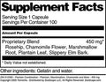 Terravita Plantain Combination - Plaintain, Marshmallow, Chamomile And More - 450 Mg (100 Capsules, Zin: 512583)
