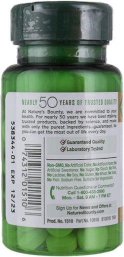 Nature's Bounty Vitamin C 500mg 100 Tablets
