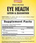 Sundance Lutein And Zeaxanthin Supplement 50 Softgels For Eye Health Nongmo And Gluten Formula