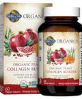 Garden Of Life Organics Vegan Collagen Builder - Organic Plant Collagen Beauty Booster - Silica & Biotin For Hair Skin Nails And Joint Support No Added Sugar 60 Tablets