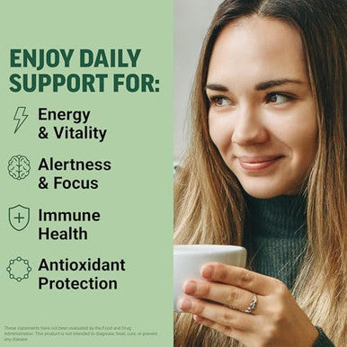 Force Factor Mighty Matcha Powder Premium Organic Matcha Green Tea Superfood To Support Calm Energy Focus Antioxidant Protection & Vitality Naturally Unflavored 30 Servings