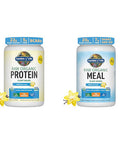Garden of Life Organic Vegan Vanilla Protein Powder 22G Complete Plant Based Raw Protein & Vegan Protein Powder - Raw Organic Meal Replacement Shakes - Vanilla - Pea Protein