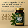 Vasu Yerba Yerba Mate Capsules 9 In 1 Blend With Barberry & Green Tea With Ashwagandha Amla Turmeric & Ginger Herbal Supplement For Clean Energy Focus & Digestive Support 100 Vegan Capsules
