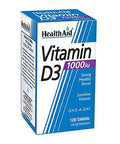 HealthAid Vitamin D3 1000iu Tablet Pack of 120