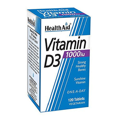 HealthAid Vitamin D3 1000iu Tablet Pack of 120