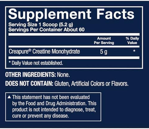 Bodytech Elite German Creatine With Creapure A For Enhanced Strength Size And Power (11.01 Oz./60 Servings)