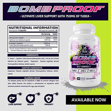 Chemical Warfare Bomb Proof Organ Support 90 Caps