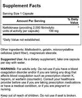 Swanson Nattokinase 2000 Fibrinolytic Units 100 Milligrams 30 Capsules Enzyme