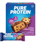 Pure Protein Pure Protein Bars High Protein Nutritious Snacks To Support Energy Low Sugar Gluten Chocolate Peanut Caramel 1.76Oz 12 Count (Pack Of 1) (Packaging May Vary)