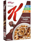 Kellogg's Special K Breakfast Cereal, Fiber Cereal, Family Breakfast, Chocolatey Delight, 12.1oz Box (1 Box)