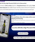 Laconiko ZOI Ultra High Phenolic Extra Virgin Olive Oil | NEW September 2025 Harvest! | 1397 MG/KG Polyphenols | Rich in OLEOCANTHAL 1000 MG/KG | LIMITED QUANTITY | 2024 GOLD MEDAL NYIOOC | 12.68 OZ (375ML)