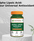Pure Nutrition Alpha Lipoic Acid 600Mg Vitamin E 120 Caps Powerful Antioxidant To Support Nerve & Heart Health . Non-Gmo