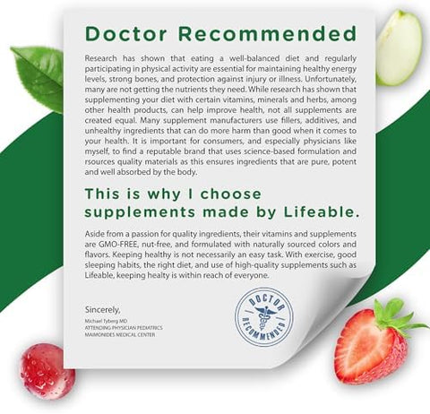 Lifeable Womens Multivitamin Gummy with Vitamin A C D E Niacin B6 Folate B12 Biotin Pantothenic Acid Iodine Zinc Great Tasting Multivitamin for Women Gummies 90 Gummies