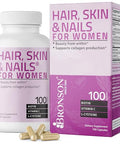 Bronson Hair Skin and Nails with Biotin Extra Strength Vitamin Supplement for Women 100 Capsules