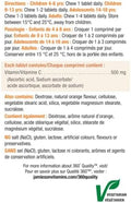 Jamieson Chewable VitaminC 500Mg Value Supplement Pack(330 Count) Tangy Orange (Imported From Canada)