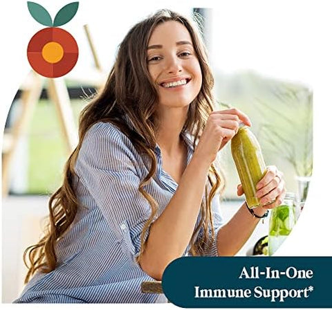 Pattern Wellness Zinc Complex Supplement - High Absorption Zinc With Vitamin C + Probiotics - All-In-One Immune Support - 3Rd Party Lab Tested - 30 Vegan Capsules