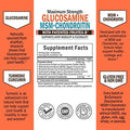 Turmeric Curcumin With Black Pepper Extract 1500Mg Complex (1 Month Supply) Plus Glucosamine Chondroitin Msm Triple Strength Joint Support Supplement (1 Month Supply)