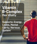 Naturewise Vitamin B Complex For Women And Men - With Folic Acid Biotin B1 B2 B3 B6 B12 - Support Cellular Energy & Mental Clarity - Gluten & Dairy Free, Non-Gmo - 150 Softgels[5-Month Supply]