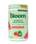 Bloom Nutrition Superfood Greens Powder Digestive Enzymes with Probiotics and Prebiotics Gut Health Bloating Relief for Women Chlorella Green Juice Mix with Beet Root Powder 25 SVG Watermelon