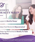 Doctors Best Womens Beauty Sleep With Magnesium Theanine Melatonin Sleep and Relaxation Support NonGmo Gluten Soy Vegan 60 Veggie Caps