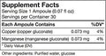 UNDA GAMMADYN Mn-Cu | Manganese-Copper Oligo-Element Supplement | 30 Ampoules