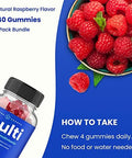 Nutrachamps Liver Cleanse Detox Capsules And (2Pack) Men'S Multivitamin Gummies Bundle