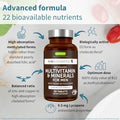 Multivitamin and Minerals for Men + Astaxanthin Complex Vegan Bundle Sustained Release Advanced Multivitamin + 4 mg H. Pluvialis Natural Astaxanthin by Igennus