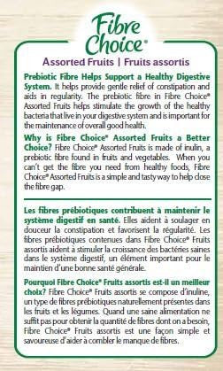 Fibre Choice, Assorted Fruits. Natural Sourced Prebiotic Fibre, 90 chewable tablets