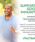 Maxi Health Buffered Vitamin C Powder - High Potency - 800 mg - Immune Health - 4 Ounces - Kosher