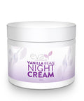Eva Naturals Vanilla Bean Night Repair Cream Green Tea Vitamin E Face Night Cream For Smoother Softer Skin While Reducing Wrinkles and Fine lines Anti Aging Moisturizer For All Skin Types 2 Oz