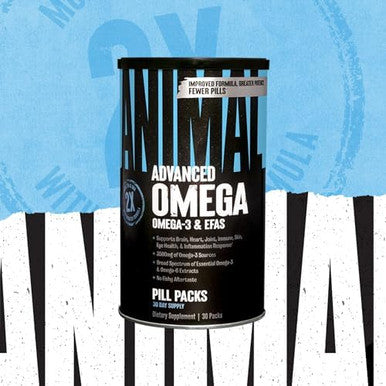 Animal Omega Omega 3 & 6 Supplement 30 Day Pack Mstak Nonhormonal Hard Gainers Muscle Building Stack 21 Count